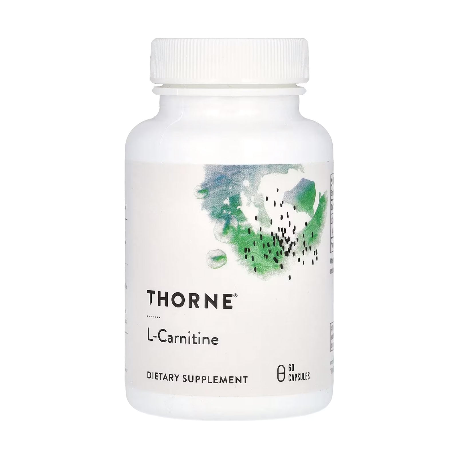 L-карнітин Thorne Research L-Carnitine, 60 капсул